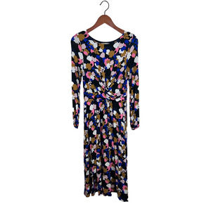 Boden Twist Front Floral Jersey Dress